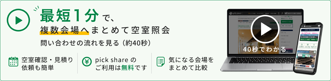 お問合せ方法を動画でご説明